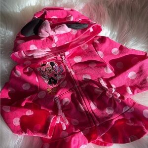 Disney Minnie Mouse Pink Polka Dot hoodie